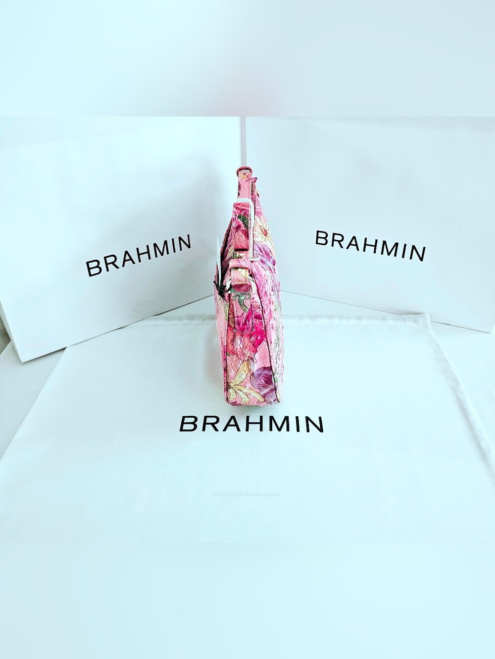 NWT Brahmin PERENNIAL Shayna w/Ady Wallet - Picture 4 of 15